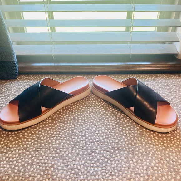 Women’s Black Slide Sandals - Picture 3 of 5